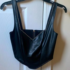 Black top from Forever21. Size small.